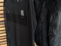 David koma jurk + bontjas - afbeelding 1 van  6