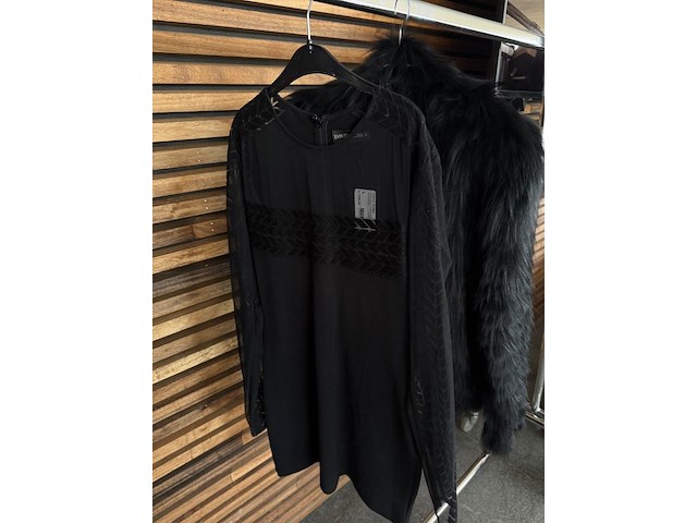 David koma jurk + bontjas - afbeelding 2 van  6