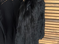 David koma jurk + bontjas - afbeelding 5 van  6