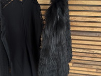 David koma jurk + bontjas - afbeelding 6 van  6