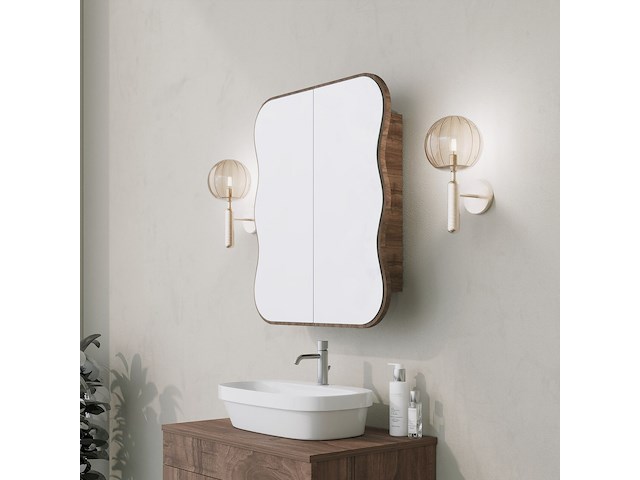 Day dream badkamerkast | 100% hardboard | walnoot - afbeelding 1 van  6
