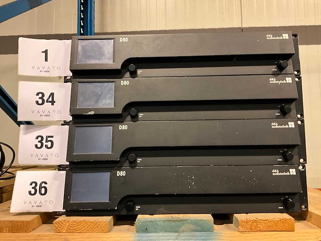 D&b audiotechnik d80 versterker - afbeelding 2 van  5