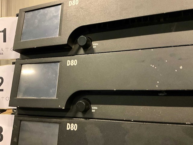 D&b audiotechnik d80 versterker - afbeelding 2 van  3