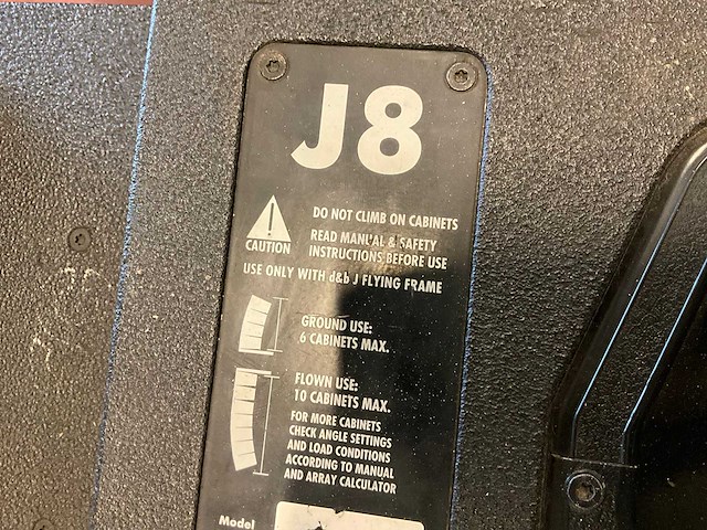 D&b audiotechnik j8 luidspreker (4x) - afbeelding 4 van  9