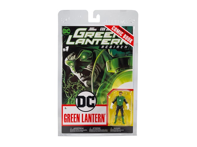 Dc - green lantarn - hal jordan met stripboek (dc page punchers) 3" figuur - afbeelding 1 van  4