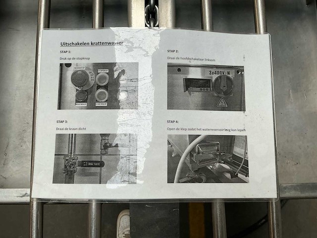 Dc cretel awm 235 krattenwasmachine - afbeelding 10 van  10