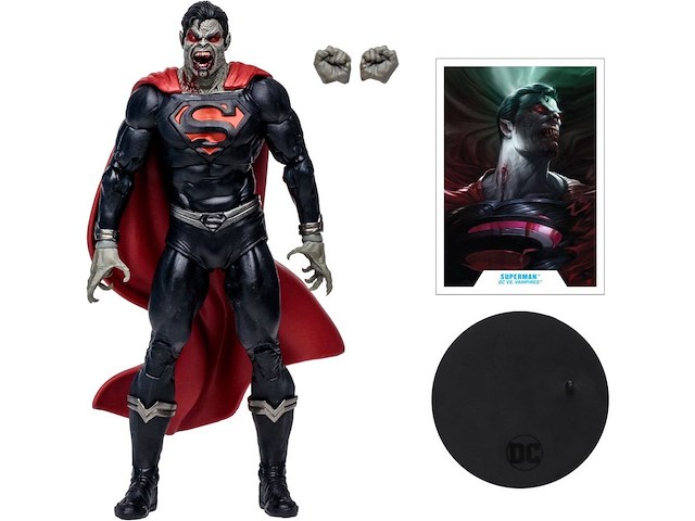 Dc multiverse - actiefiguur - superman - dc vs vampires - gold label - 18 cm - afbeelding 3 van  6