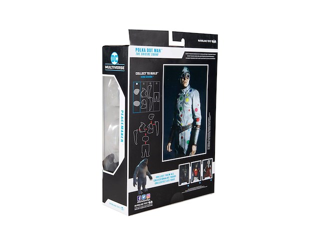 Dc multiverse - polka dot man uit dc the suicide squad - mcfarlane toys - 18 cm. - afbeelding 4 van  4