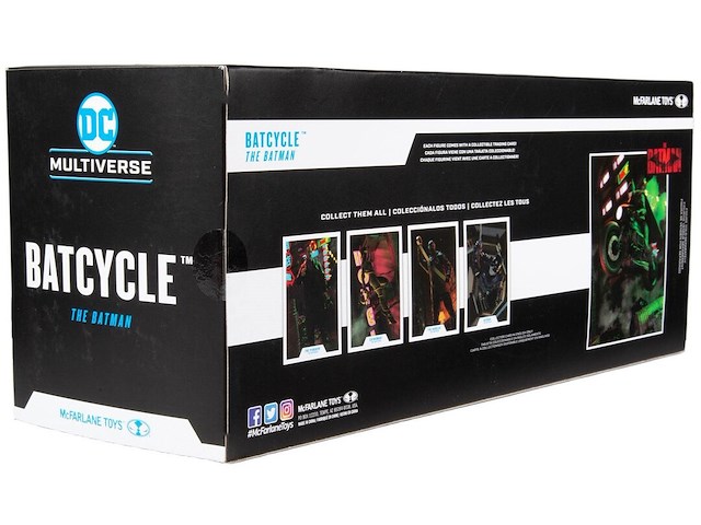 Dc multiverse - the batman - batcycle - mcfarlane toys - afbeelding 3 van  6