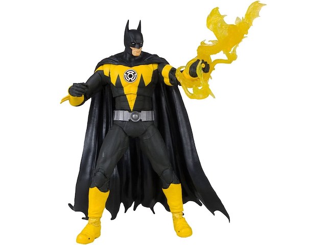 Dc multiverse action figure - batman - sinestro corps - gold label - 18 cm - afbeelding 2 van  6