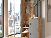 Dd8 kapstok | 100% melamine | atlantische den, antraciet - afbeelding 3 van  5