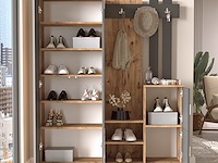 Dd8 kapstok | 100% melamine | atlantische den, antraciet - afbeelding 5 van  5