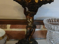 De baudour porselijnen kom, kristallen vaasje en beeldje - afbeelding 2 van  5