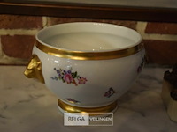 De baudour porselijnen kom, kristallen vaasje en beeldje - afbeelding 4 van  5