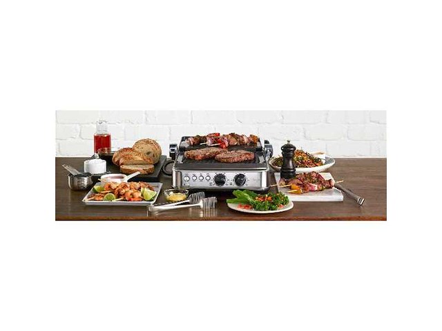 De bbq en press grill. grill & plancha (keramische borden) - salie - afbeelding 7 van  7