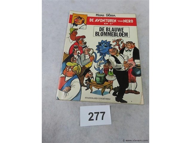 De blauwe blommebloem - afbeelding 1 van  3