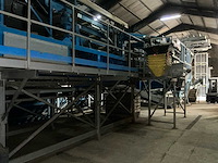 De bruyne aardappelkalibreer- en sorteerlijn met bufferbunker, transportbanden en verdeelmodule aardappelopslagtechniek - afbeelding 20 van  32