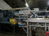 De bruyne aardappelkalibreer- en sorteerlijn met bufferbunker, transportbanden en verdeelmodule aardappelopslagtechniek - afbeelding 22 van  32