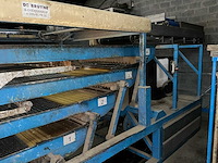 De bruyne aardappelkalibreer- en sorteerlijn met bufferbunker, transportbanden en verdeelmodule aardappelopslagtechniek - afbeelding 6 van  32