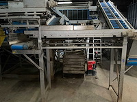 De bruyne aardappelkalibreer- en sorteerlijn met bufferbunker, transportbanden en verdeelmodule aardappelopslagtechniek - afbeelding 21 van  32