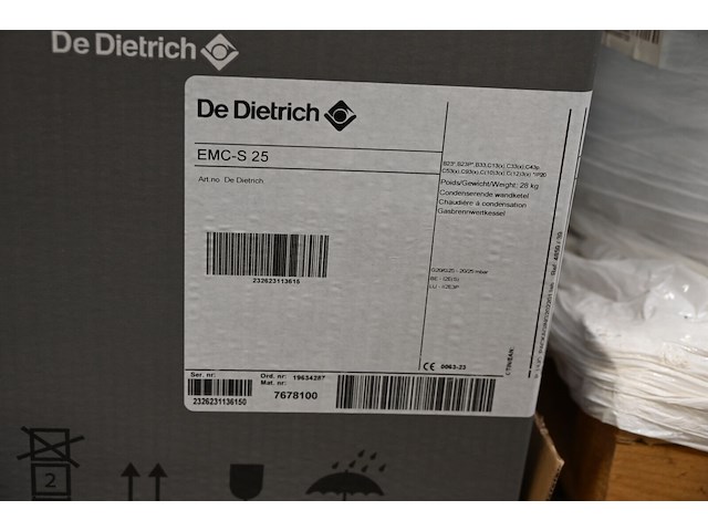 De dietrich emc s 25 condenserende gaswandketel - afbeelding 3 van  3