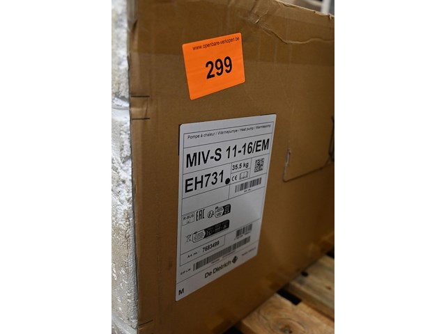 De dietrich warmtepomp miv-s 11-16 em - afbeelding 1 van  2