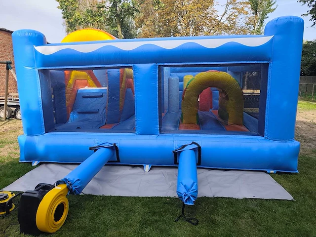 De haai springkasteel hindernisbaan & springkussen - afbeelding 14 van  14