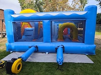 De haai springkasteel hindernisbaan & springkussen - afbeelding 14 van  14