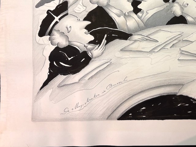 "de magistraten in brussel" - mugo 1998 - afbeelding 2 van  3