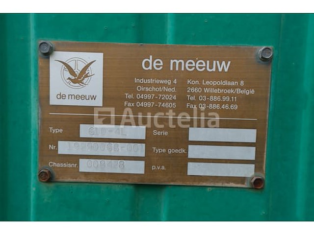 De meeuw 610-4l bouwtrailer - afbeelding 16 van  21