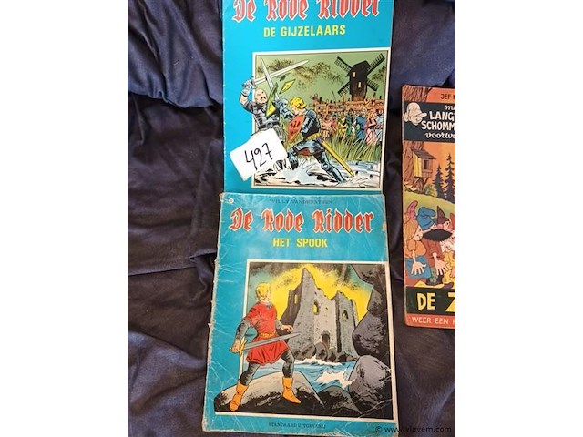 De rode ridder. 2 stuks - afbeelding 1 van  3