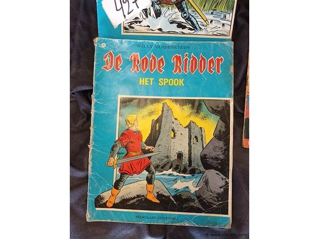 De rode ridder. 2 stuks - afbeelding 2 van  3