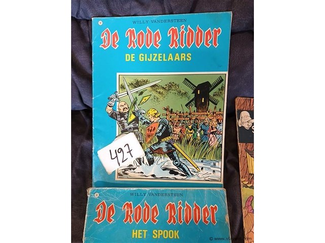 De rode ridder. 2 stuks - afbeelding 3 van  3