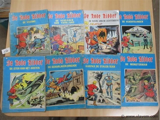 De rode ridder - afbeelding 1 van  2