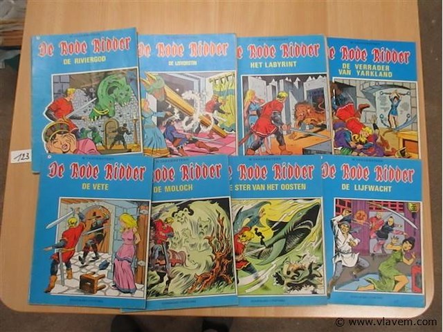 De rode ridder - afbeelding 1 van  2