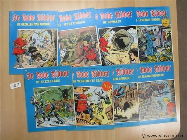 De rode ridder - afbeelding 1 van  2