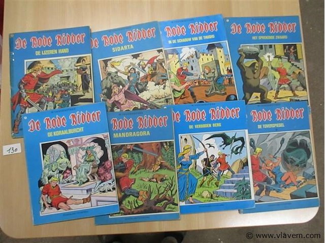 De rode ridder - afbeelding 1 van  2