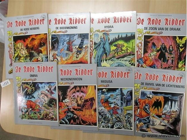 De rode ridder - afbeelding 1 van  2