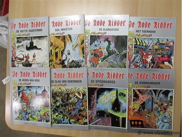 De rode ridder - afbeelding 1 van  2