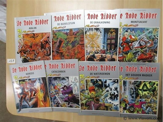 De rode ridder - afbeelding 1 van  2