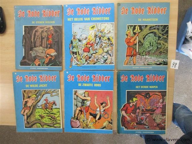 De rode ridder - afbeelding 1 van  2