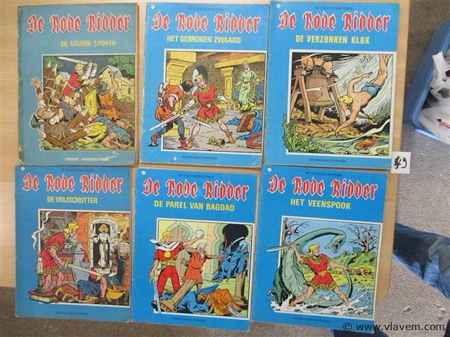 De rode ridder - afbeelding 1 van  2