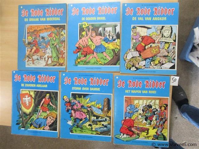 De rode ridder - afbeelding 1 van  2