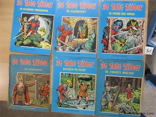 De rode ridder - afbeelding 1 van  2