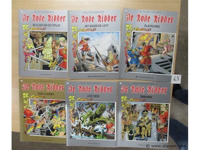 De rode ridder - afbeelding 1 van  2