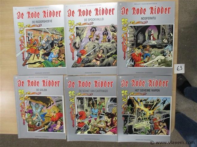 De rode ridder - afbeelding 1 van  2