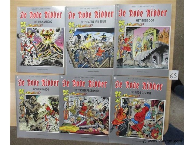 De rode ridder - afbeelding 1 van  2