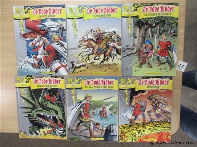 De rode ridder - afbeelding 1 van  2