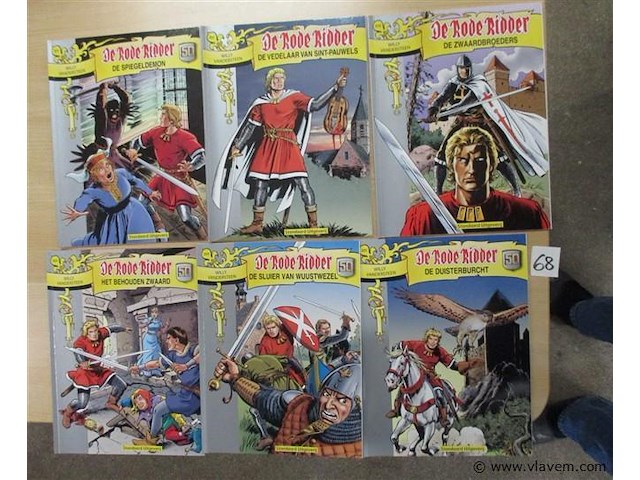 De rode ridder - afbeelding 1 van  2