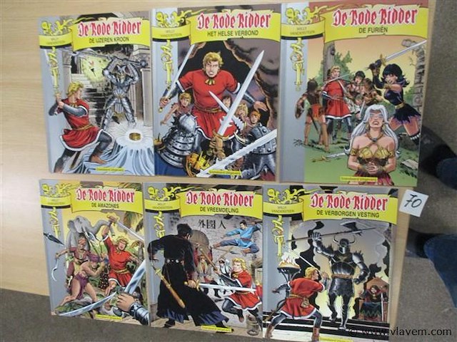 De rode ridder - afbeelding 1 van  2